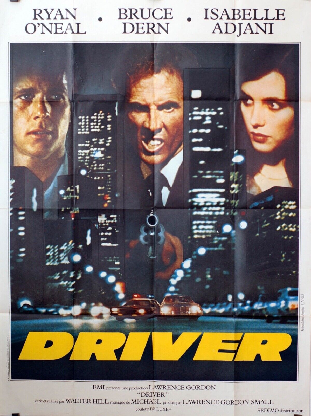 DRIVER MOVIE POSTER ORIGINAL (120X160) RYAN O’NEAL