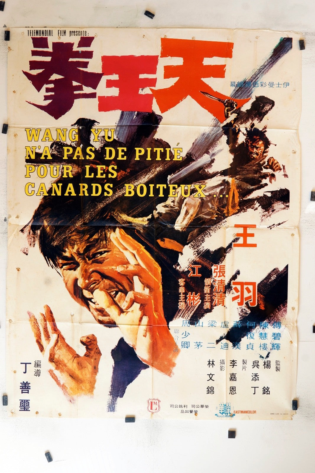 WANG YU N’A PAS DE PITIE POUR LES CANARDS BOITEUX MOVIE POSTER ORIGINAL 120x160