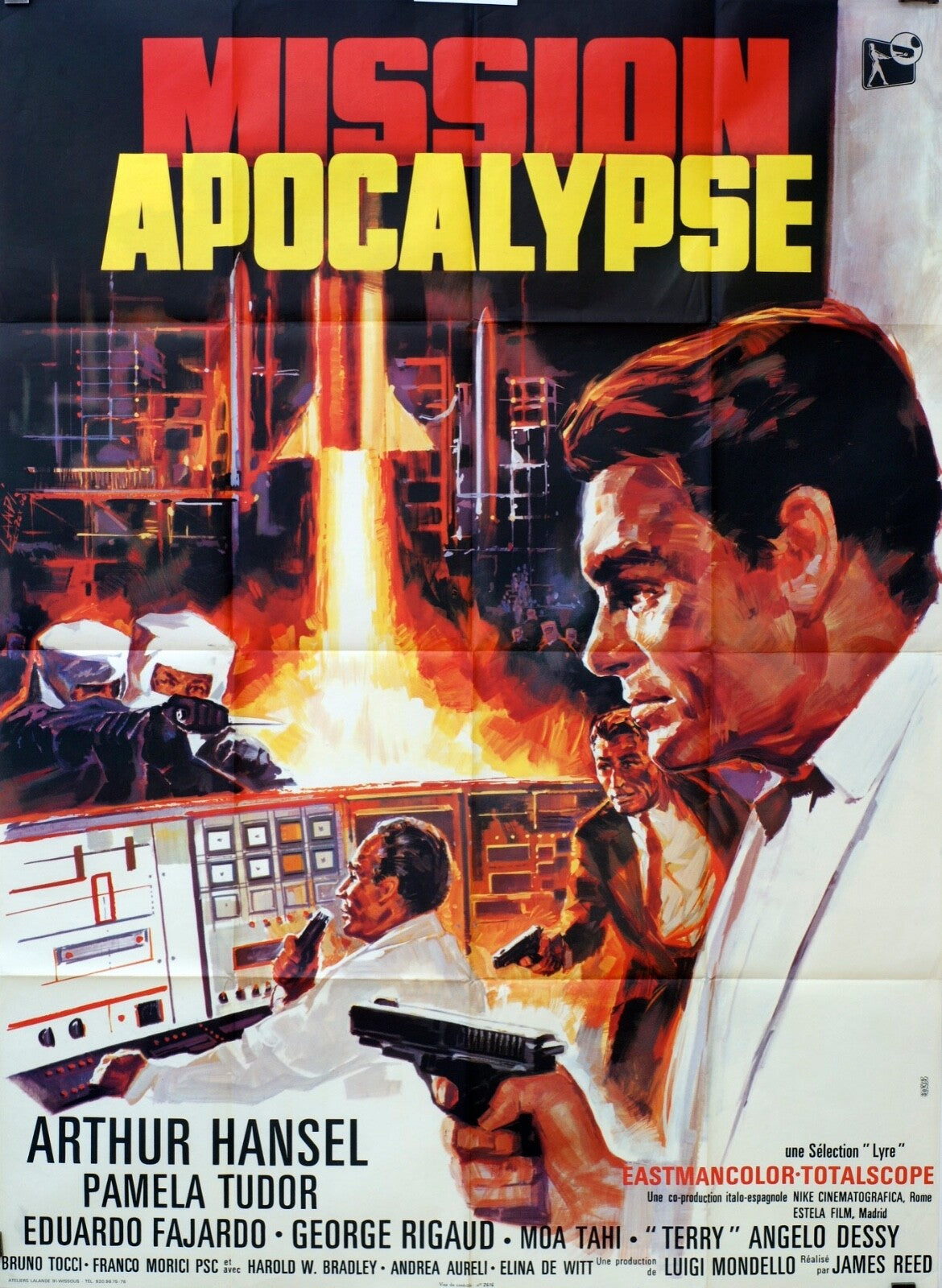 MISSION APOCALYPSE Movie poster ORIGINAL (120x160) ARTHUR HANSEL