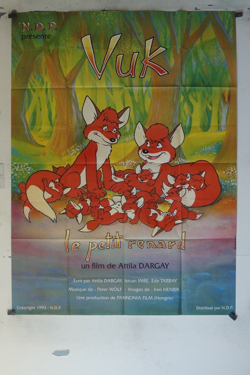 VUK, LE PETIT RENARD (1981) POSTER ORIGINAL120x160 ATILA DARGAY