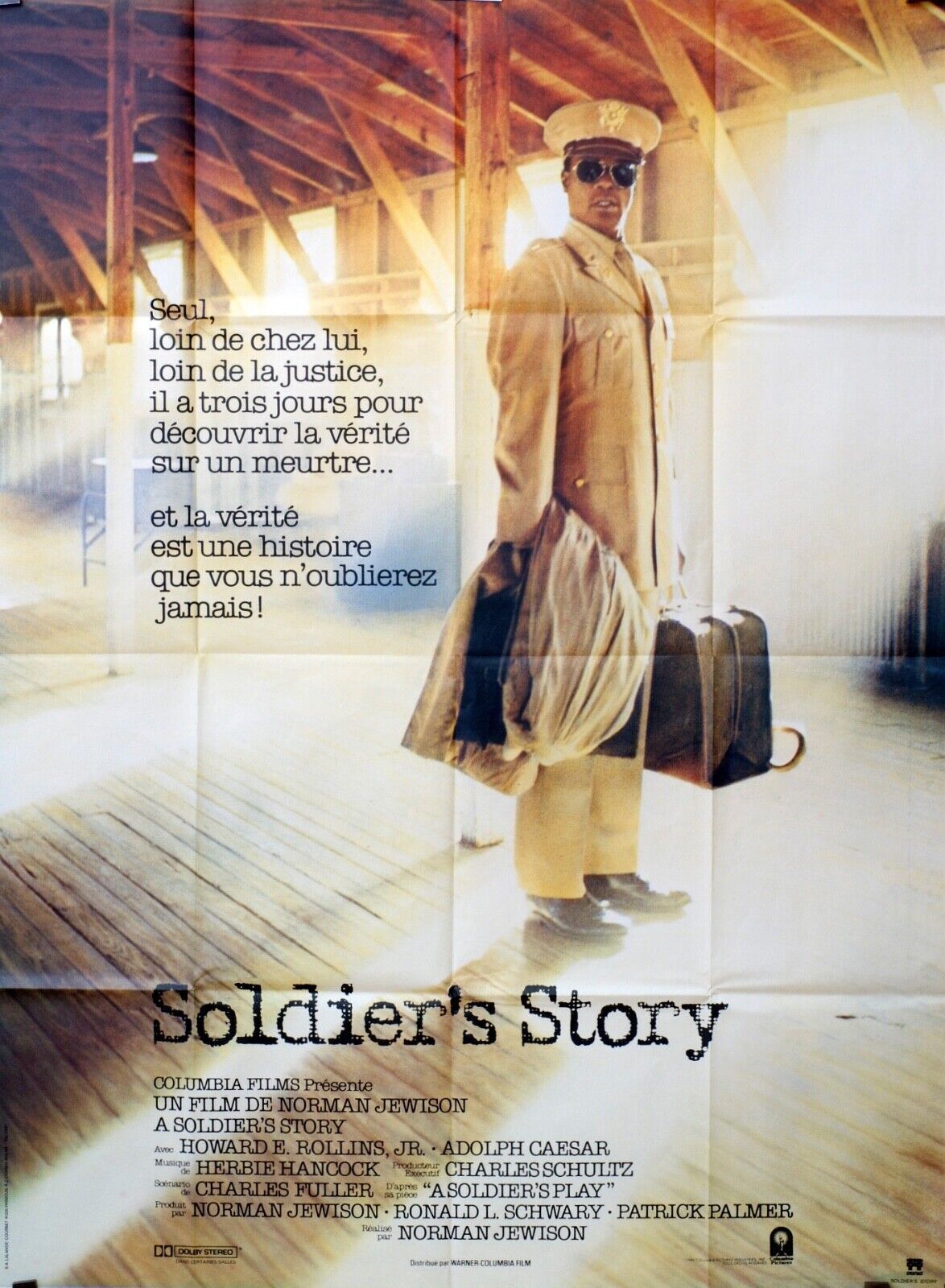 SOLDIER’S STORY MOVIE POSTER ORIGINAL120x160 HOWARD E.ROLLINS,JR