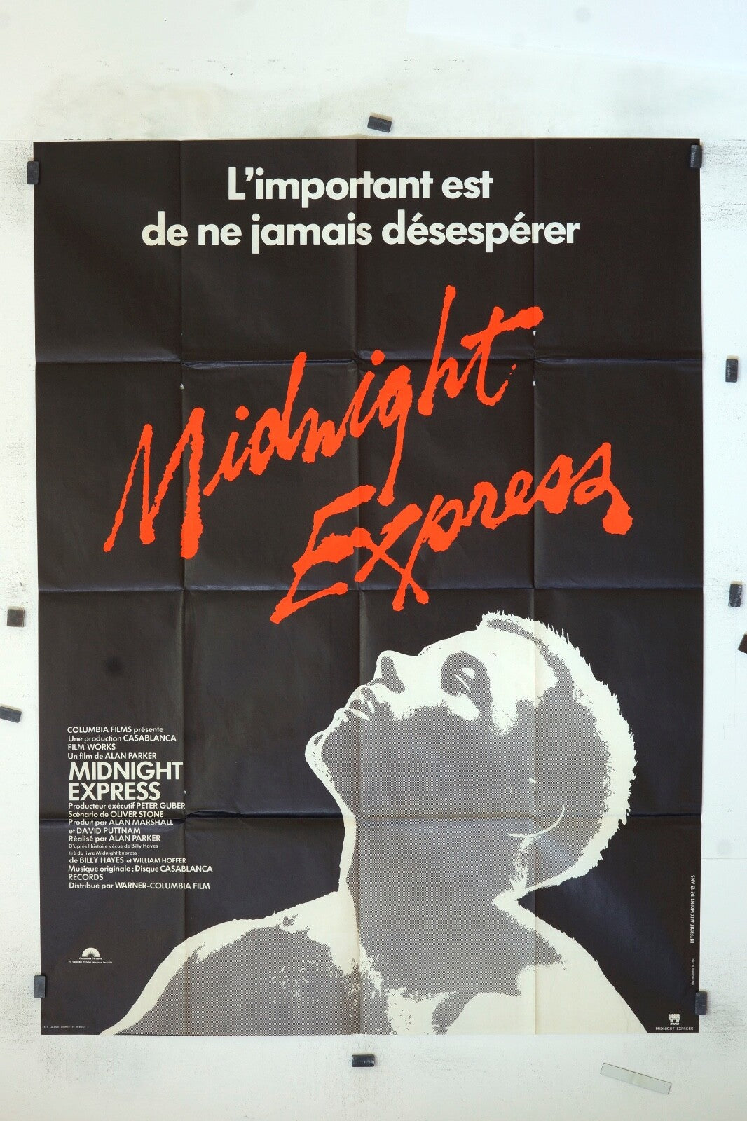 MIDNIGHT EXPRESS OLIVIER STONE MOVIE POSTER ORIGINAL 120x160