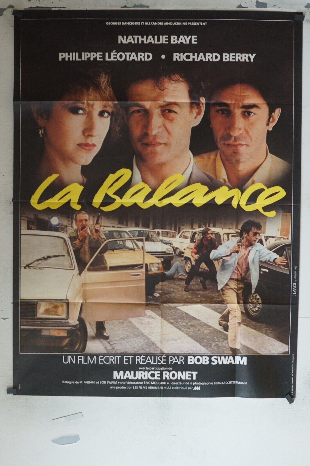 LA BALANCE ORIGINAL MOVIE POSTER 120X160 NATHALIE BAYE