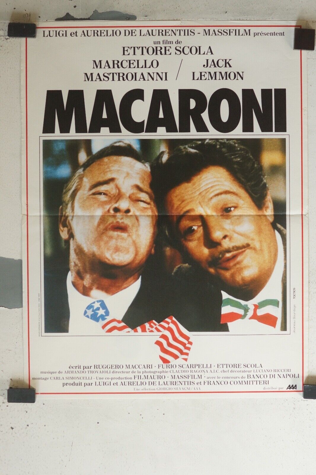 MACARONI ORIGINAL 40x60 MARCELLO MASTROIANNI