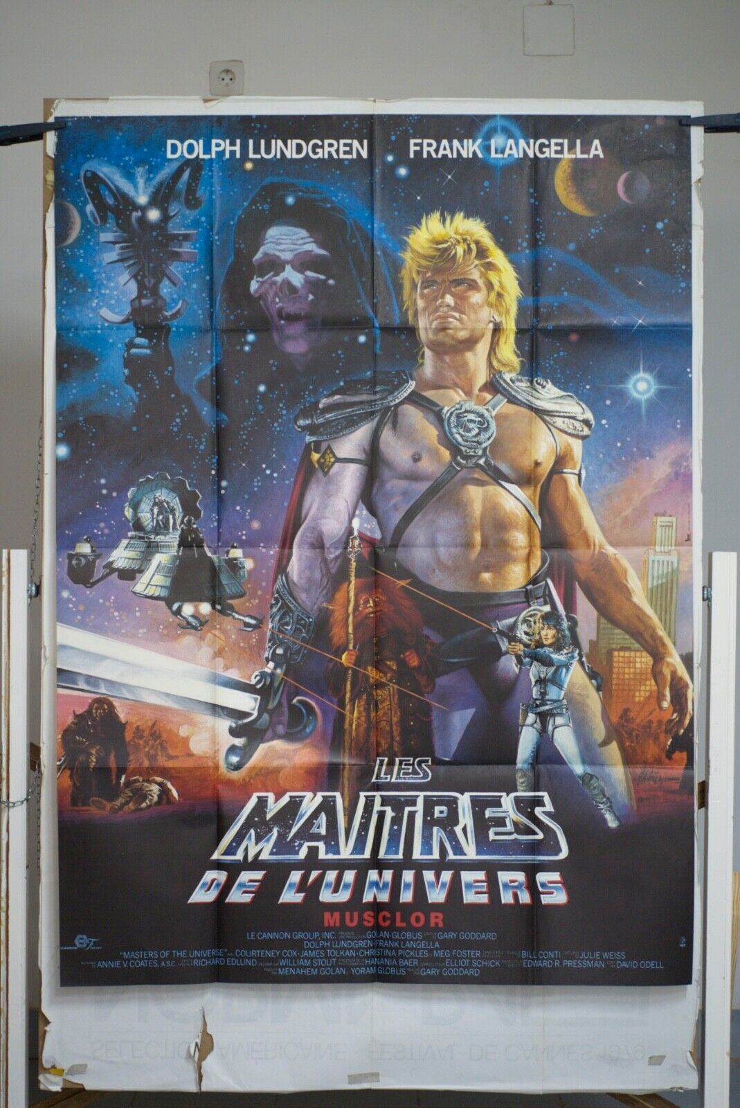 LES MAÎTRES DE L’UNIVERS MOVIE POSTER ORIGINAL 120x160 LEE MARVIN