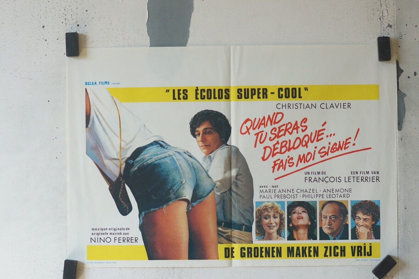 QUAND TU SERAS DÉBLOQUÉ…FAIS-MOI SIGNE MOVIE POSTER ORIGINAL (55X37) MARIE ANNE