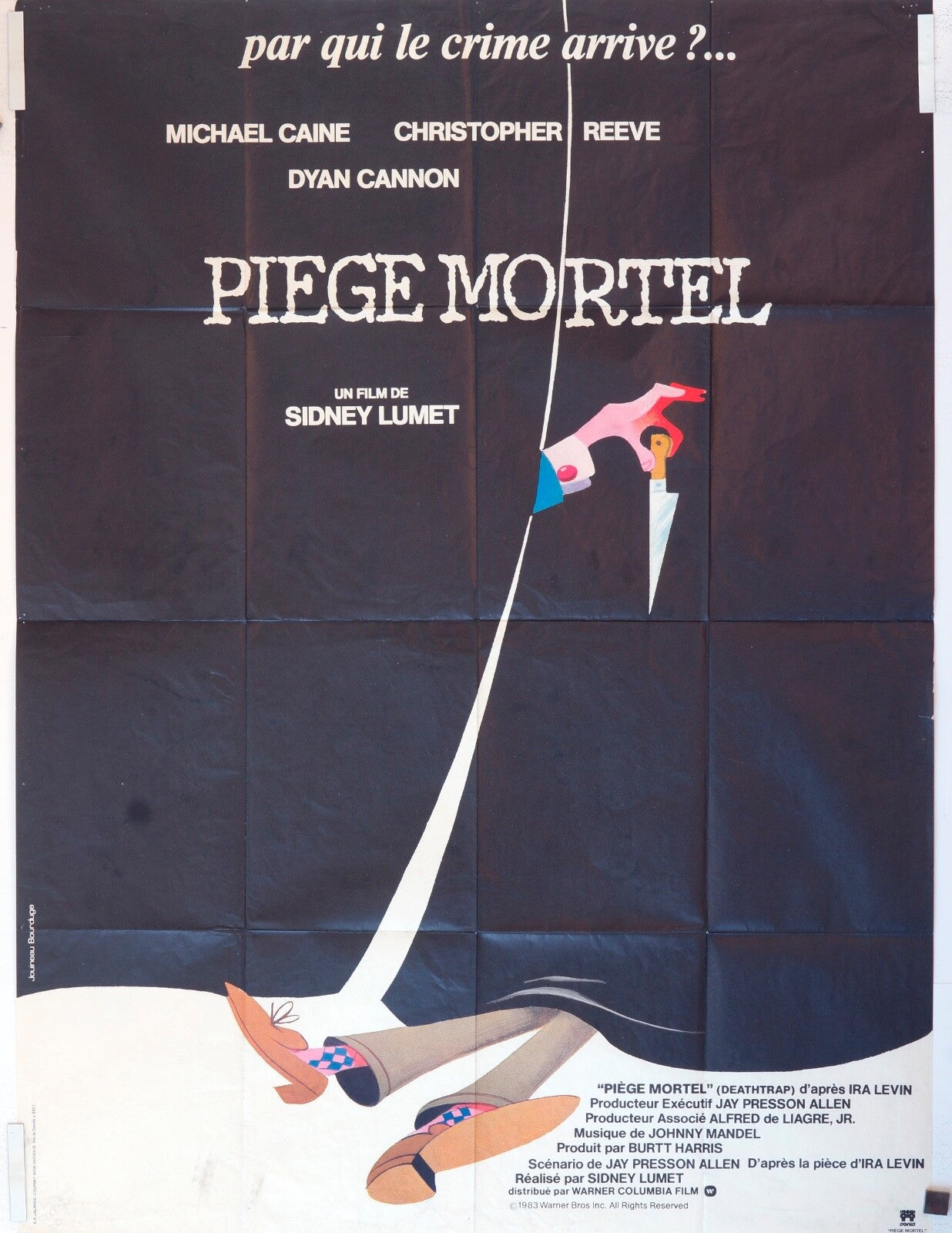 PIÈGE MORTEL MOVIE POSTER ORIGINAL 120x160 SIDNEY LUMET