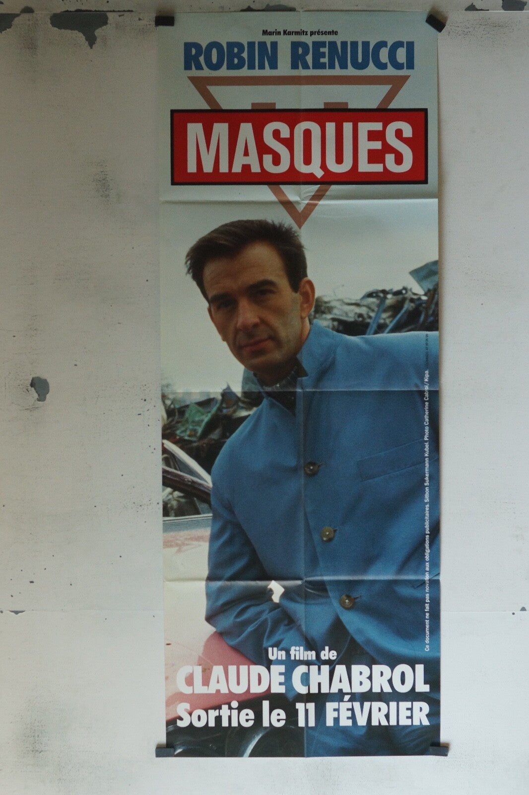 MASQUES MOVIE POSTER ORIGINAL 60x160 ROBIN RENUCCI