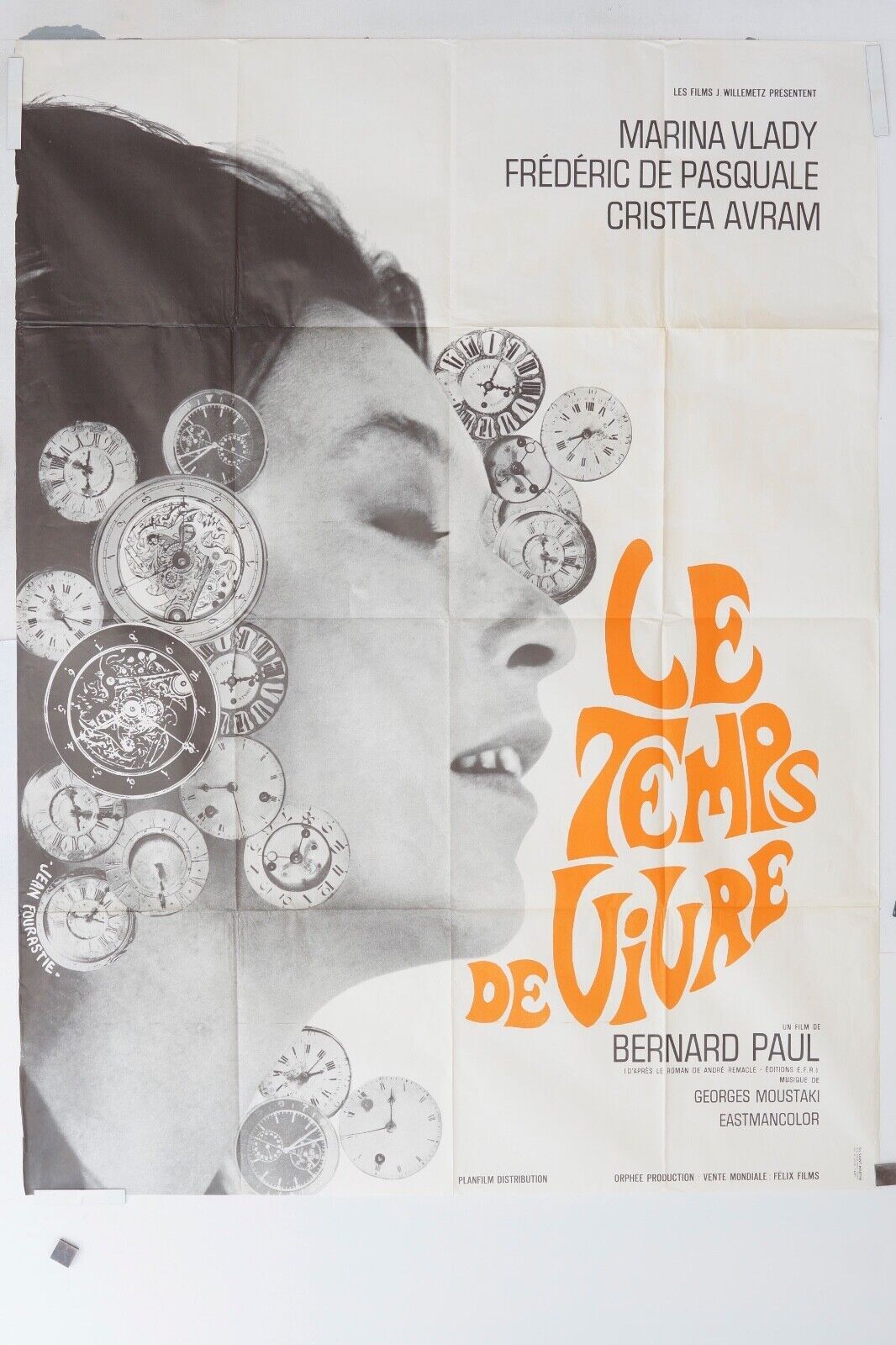 LE TEMPS DE VIVRE MOVIE POSTER ORIGINAL 120x160 MARINA VLADY
