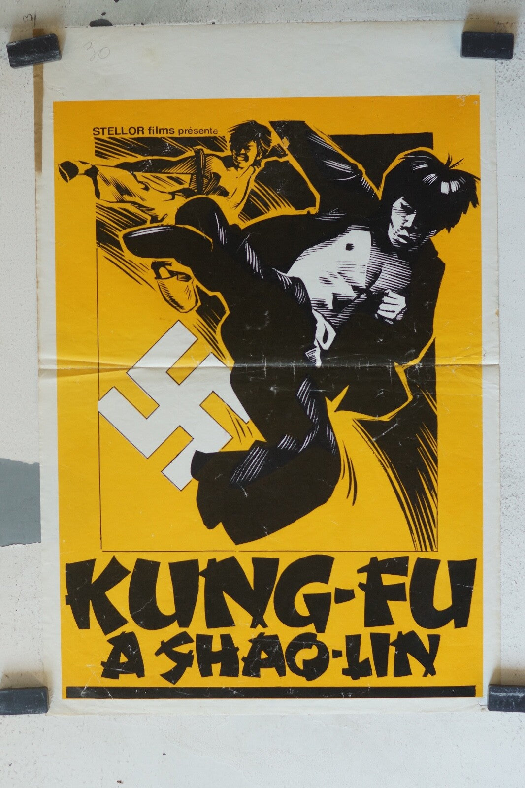 KUNG-FU A SHAO-LIN POSTER ORIGINAL 35X55