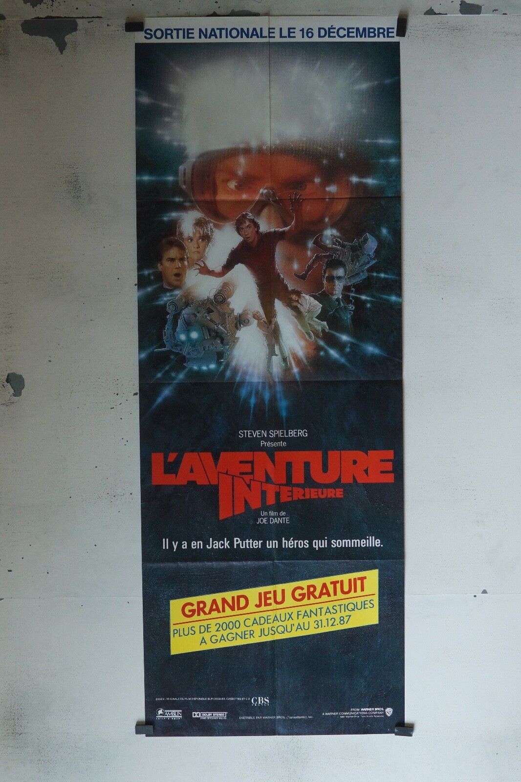 L’AVENTURE INTÉREURE POSTER ORIGINAL 60x160 JACK PUTTER