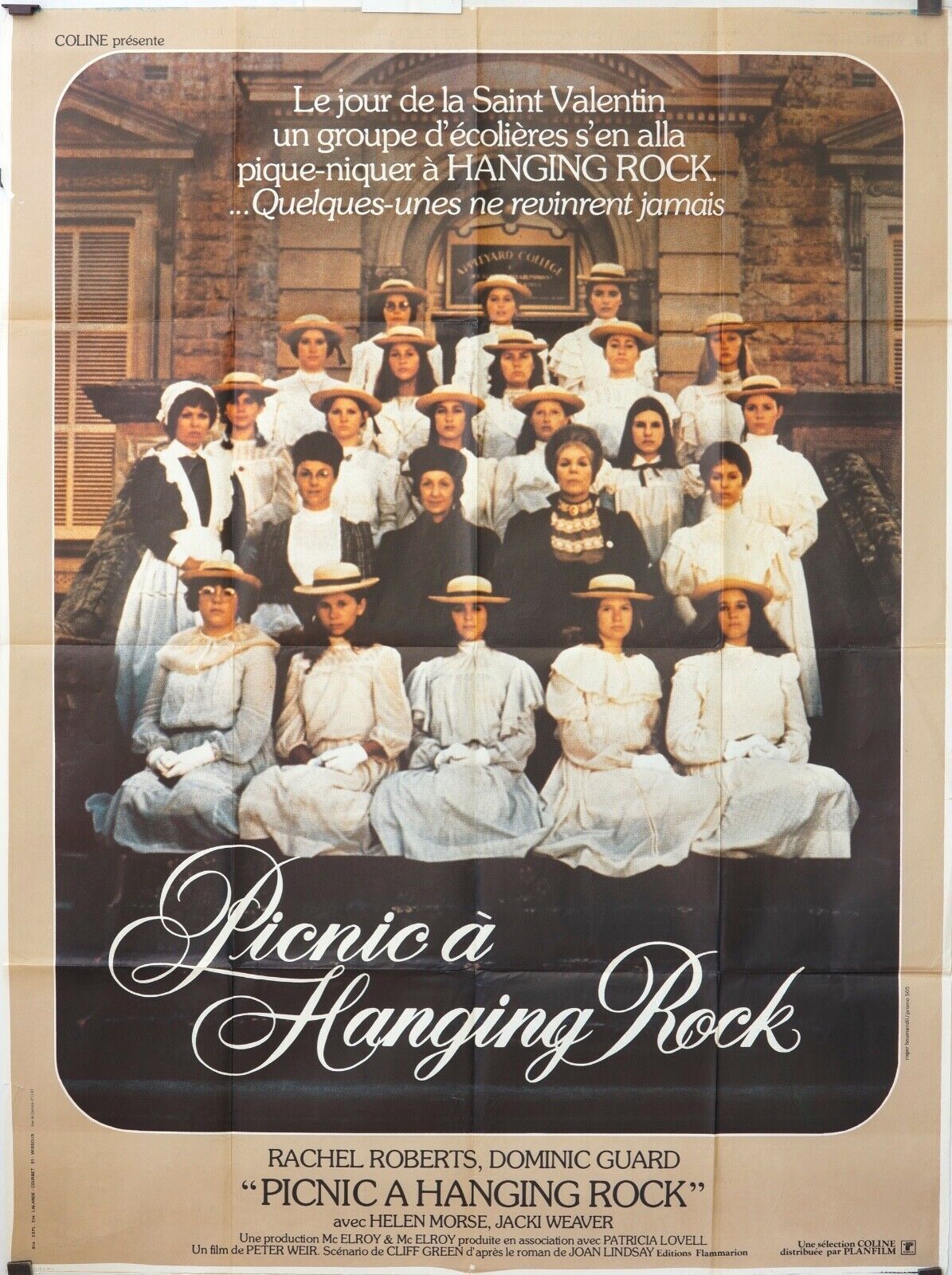 PICNIC À HANGING ROCK MOVIE POSTER ORIGINAL 120x160 RACHEL ROBERTS