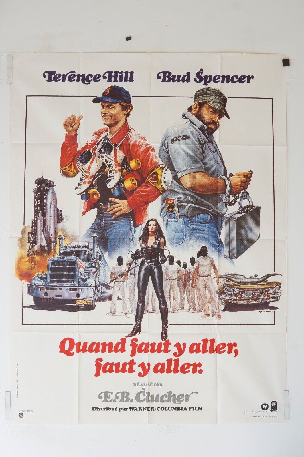QUAND FAUT Y ALLER, FAUT Y ALLER MOVIE POSTER EROTIC (120X160) TERENCE HILL