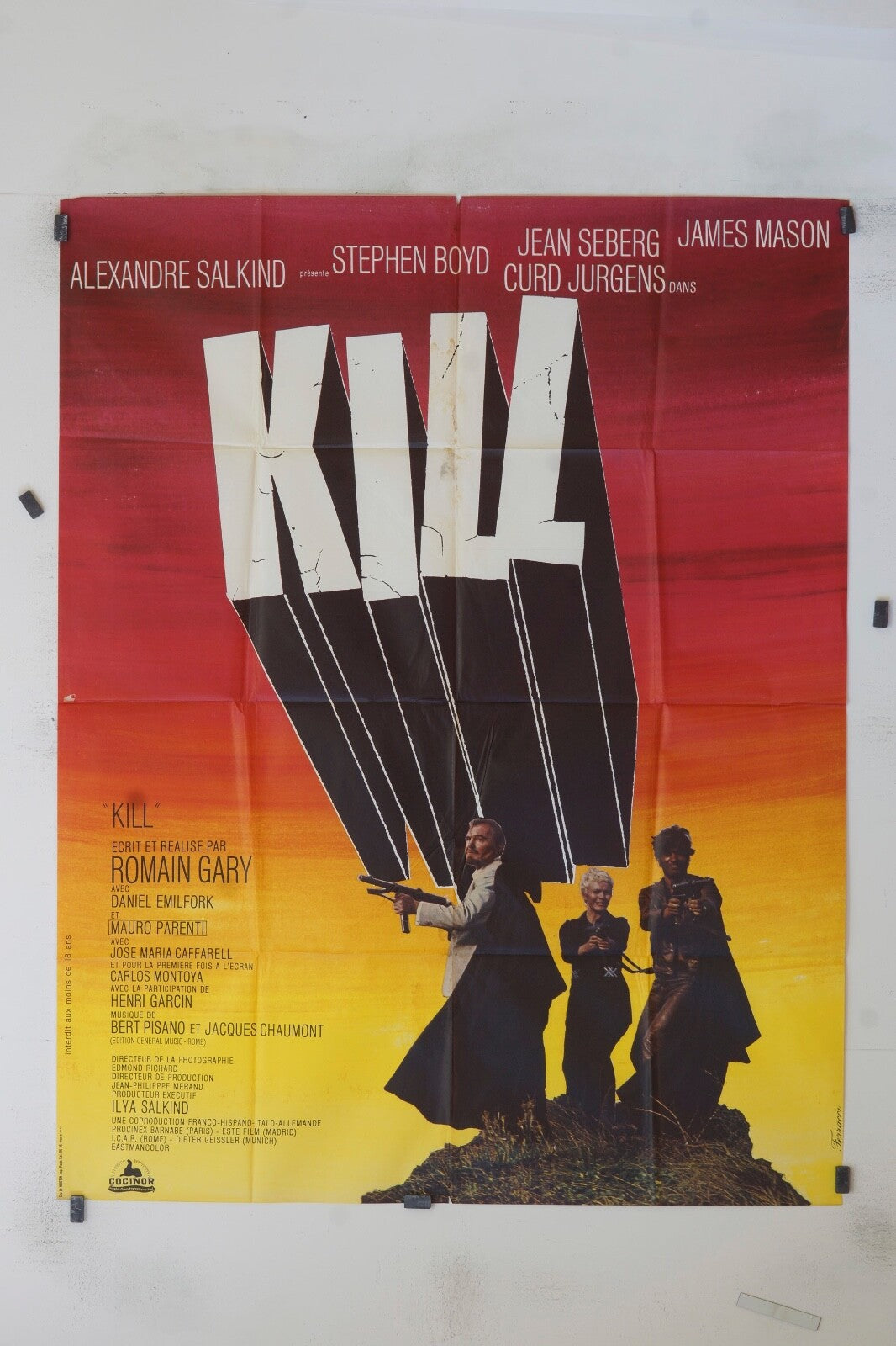 KILL ALEXANDRE SALKIND POSTER ORIGINAL 120x160