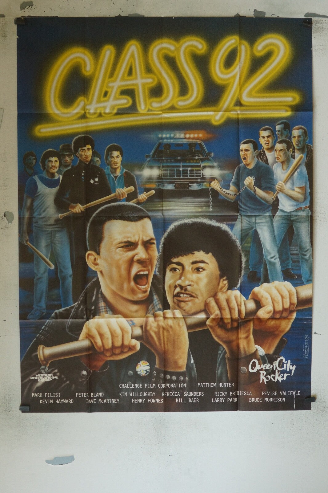 CLASS 92 POSTER ORIGINAL 120x160 MATTHEW HUNTER