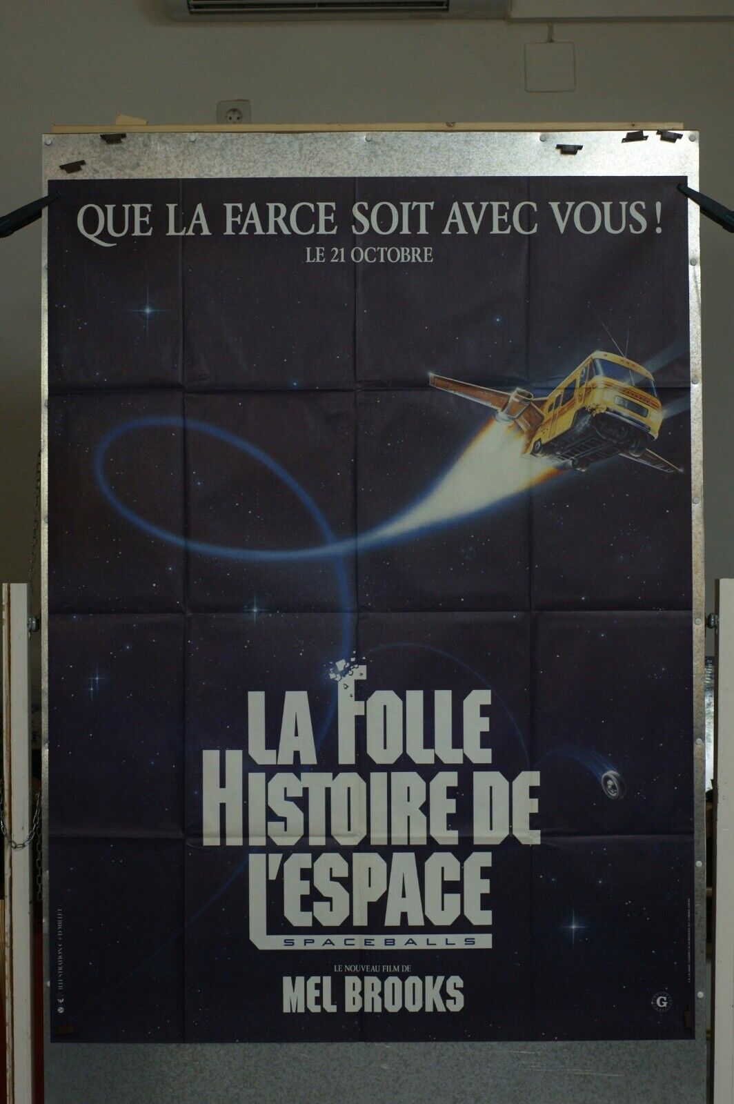 LA FOLLE HISTOIRE DE L’ESPACE MOVIE POSTER ORIGINAL 120x160 MEL BROOKS