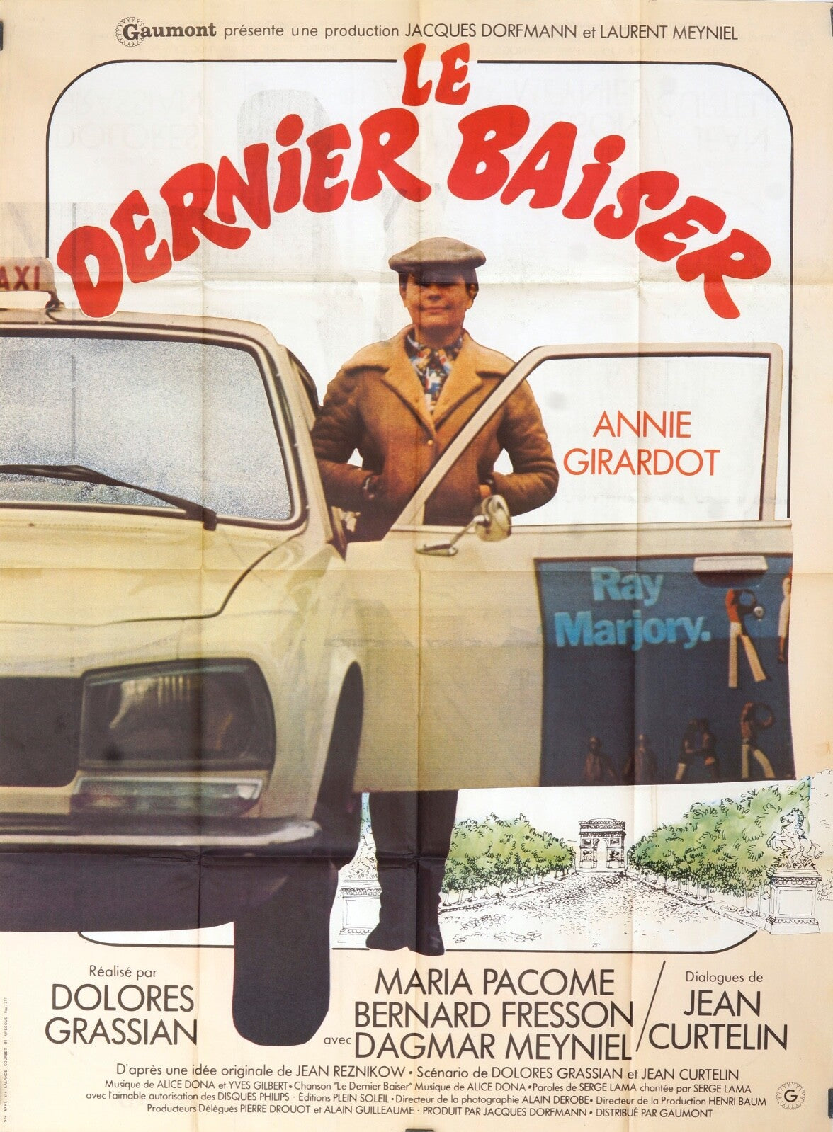 LE DERNIER BAISER MARIA PACOME POSTER ORIGINAL 120x160
