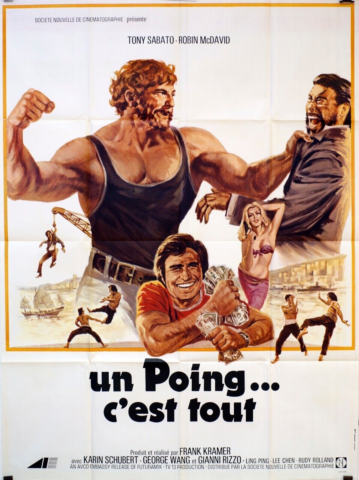 UN POING C’EST TOUT MOVIE POSTER ORIGINAL 120x160 KARIN SCHUBERT