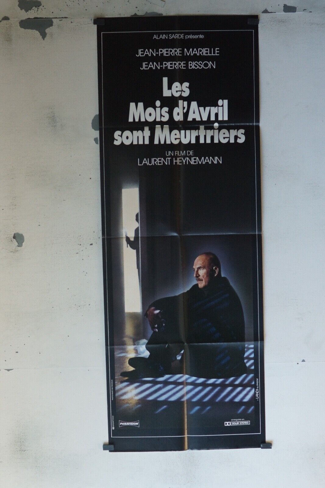 LES MOIS D’AVRIL SONT MEURTRIERS POSTER ORIGINAL 60x160 JEAN-PIERRE MARIELLE