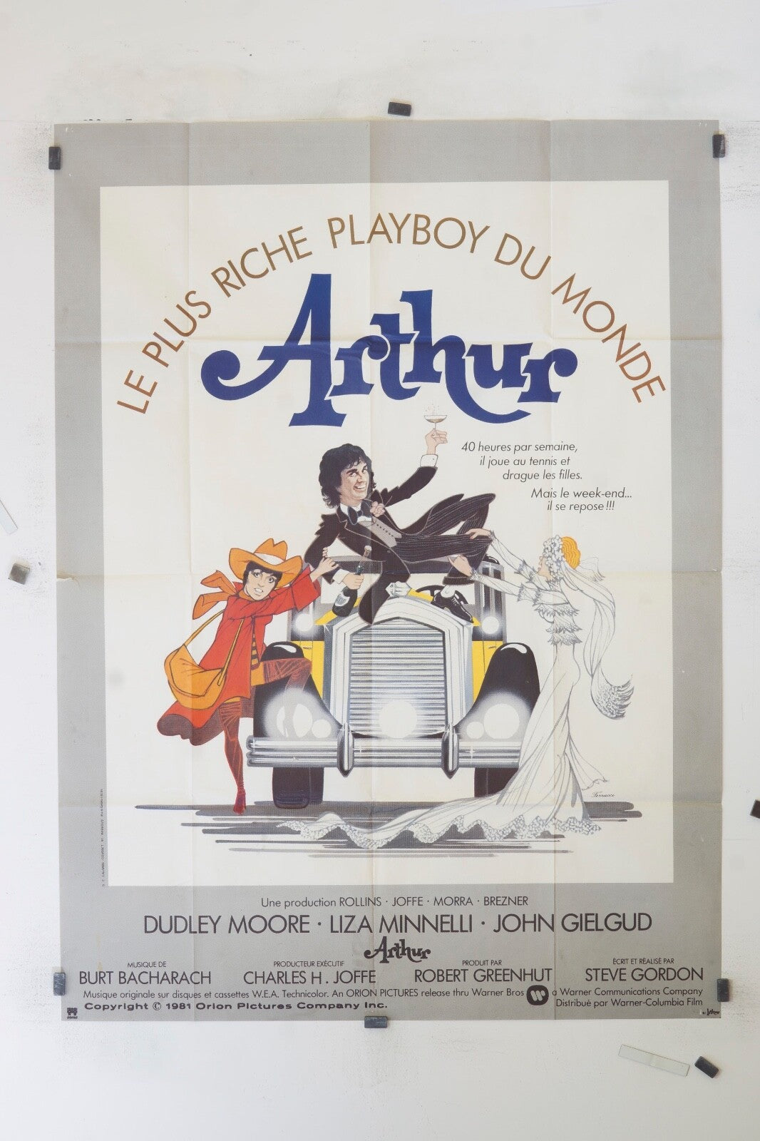 ARTHUR DUDLEY MOORE 120x160 ORIGINAL MOVIE POSTER