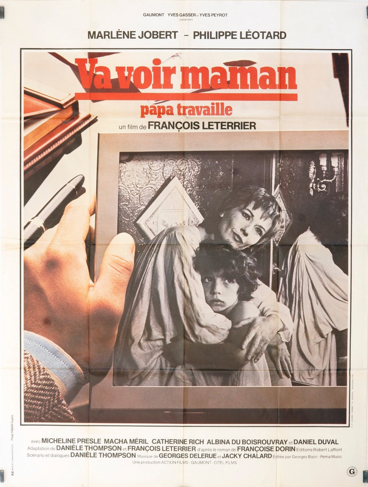 VA VOIR MAMAN MARLÈNE JOBERT POSTER ORIGINAL 120x160