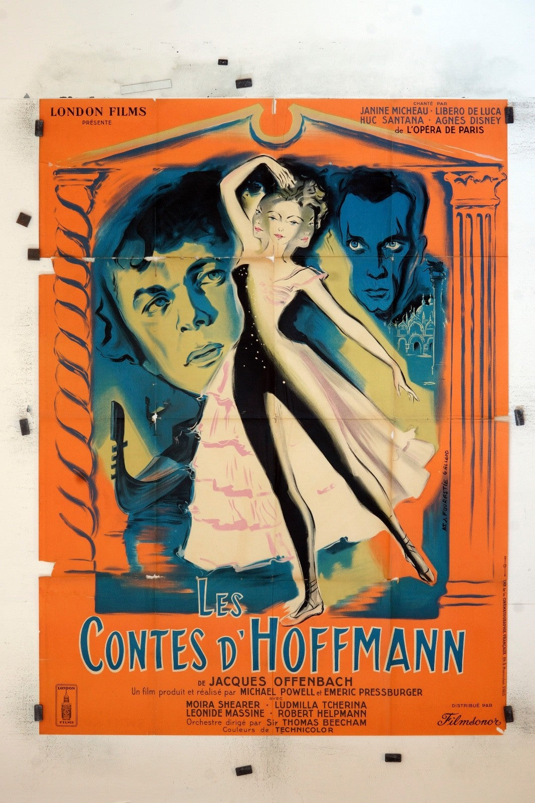 LES CONTES D’HOFFMANN JACQUES OFFENBACH MOVIE POSTER ORIGINAL 120x160
