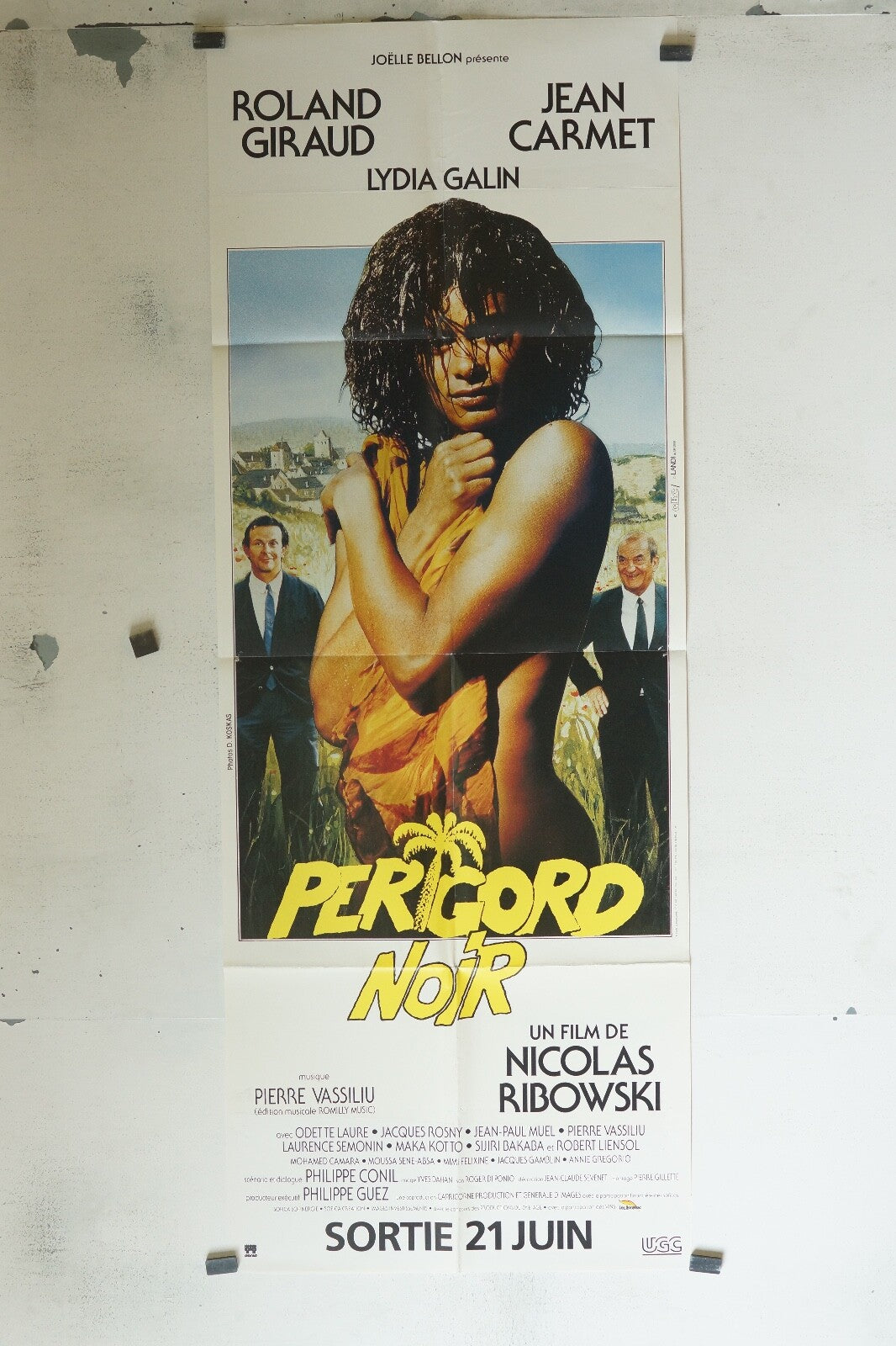 PERIGORD NOIR POSTER ORIGINAL 60x160 ROLAND GIRAUD – JEAN CARMET
