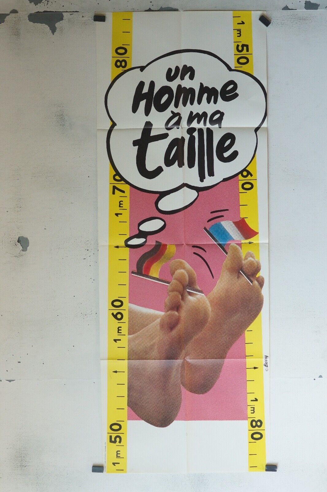 UN HOMME À MA TAILLE (60x160) MOVIE POSTER ORIGINAL