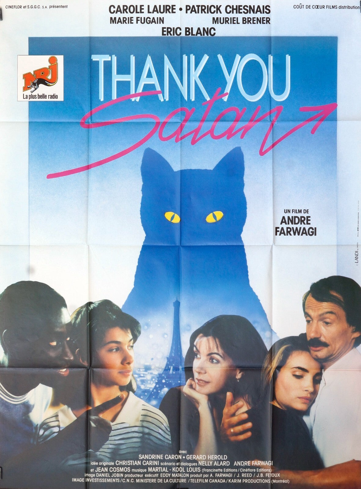 THANK YOU SATAN SANDRINE CARON movie poster ORIGINAL 120x160 SANDRINE CARON