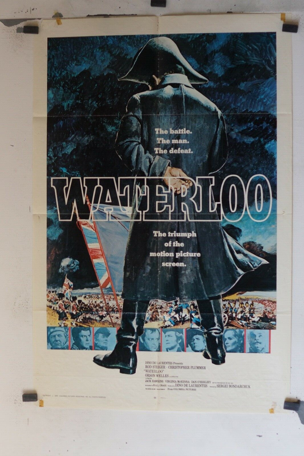 WATERLOO POSTER ORIGINAL (69x103), Sergueî Bondartchouk , Rod Steiger