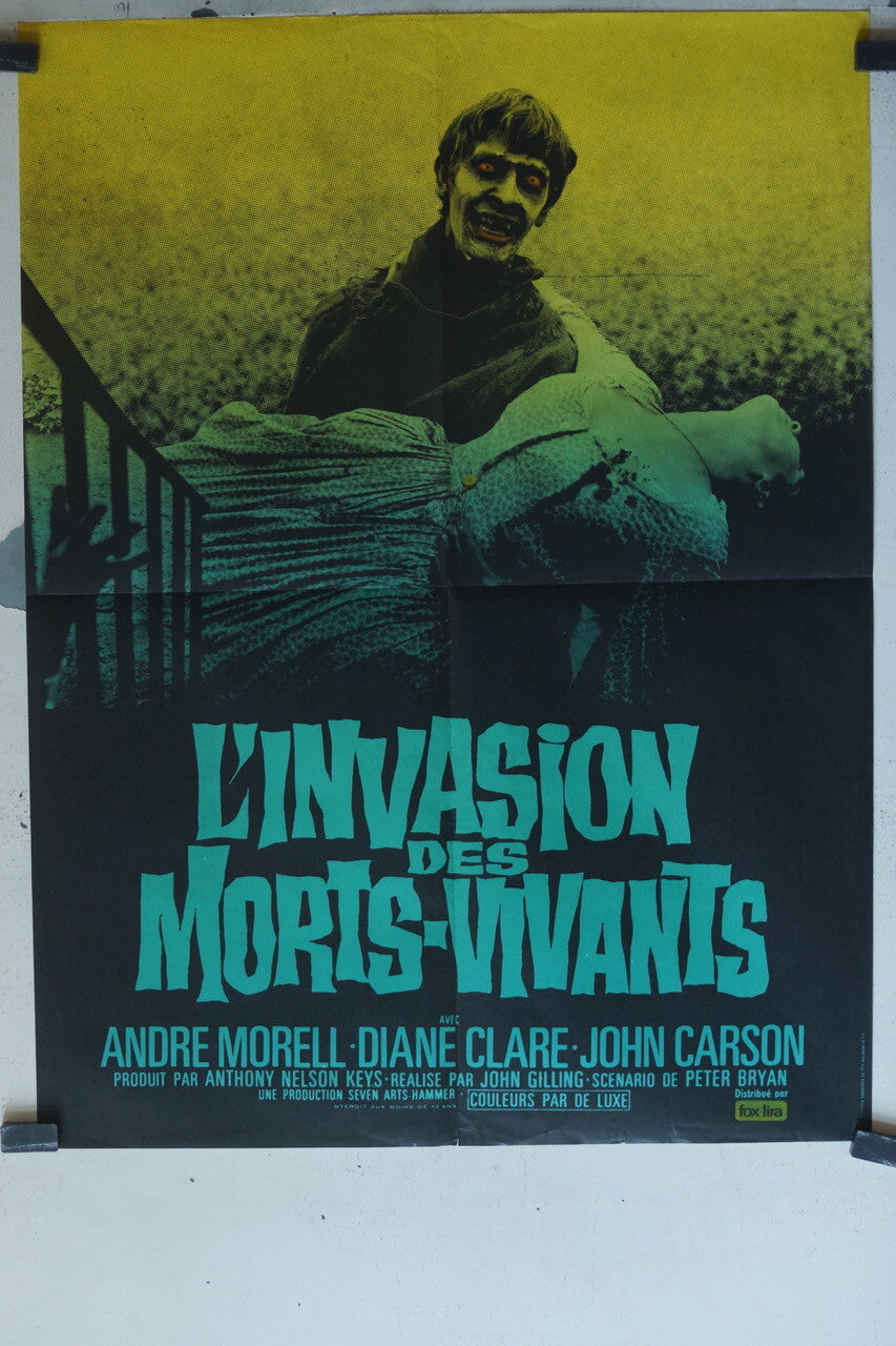 INVASION DES MORTS-VIVANTS (L’) (60X80) André Morell , Diana Clare ,John Carson