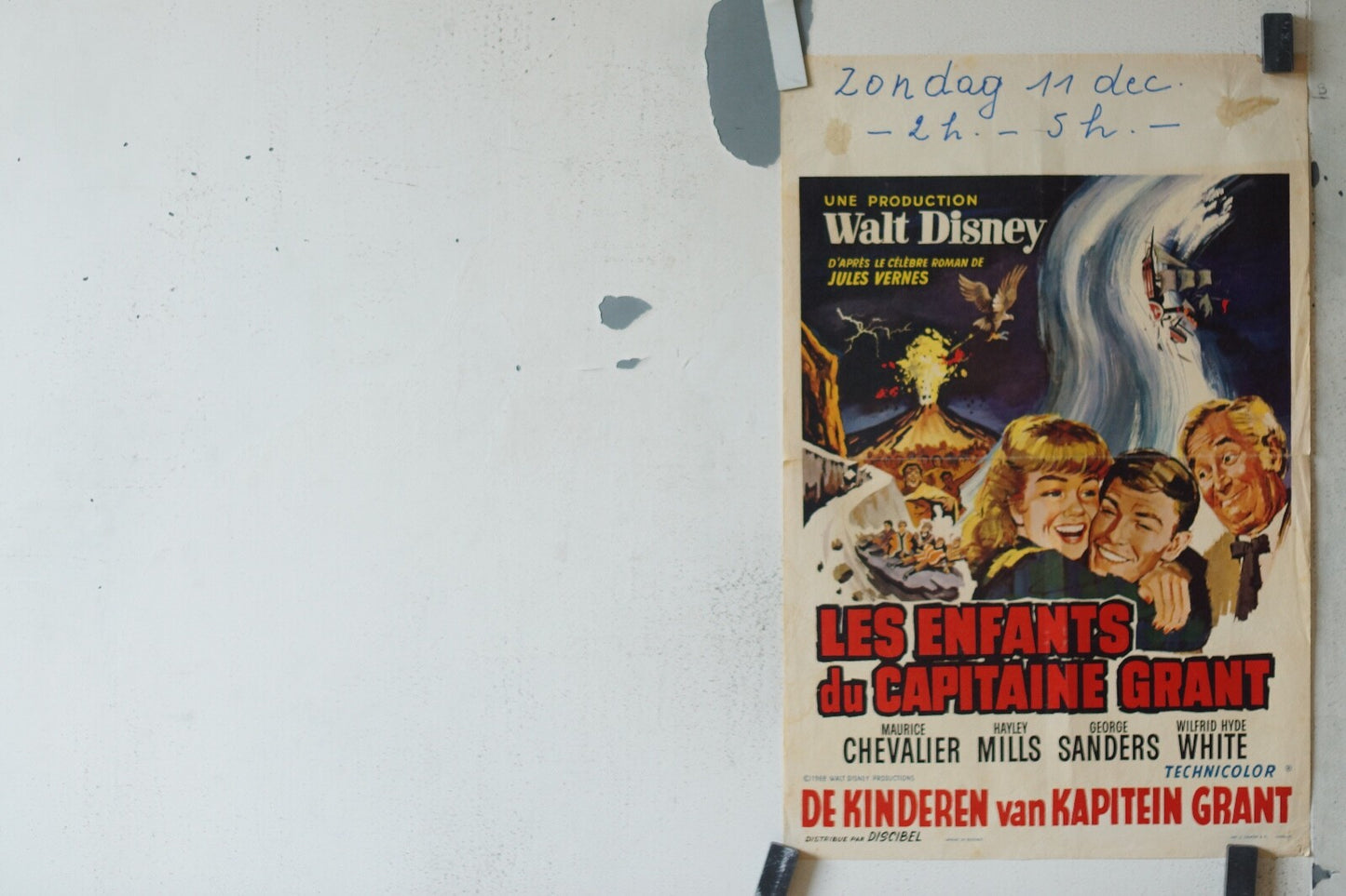 ENFANTS DU CAPITAINE GRANT (LES) (BELGE) POSTER ORIGINAL 55x36