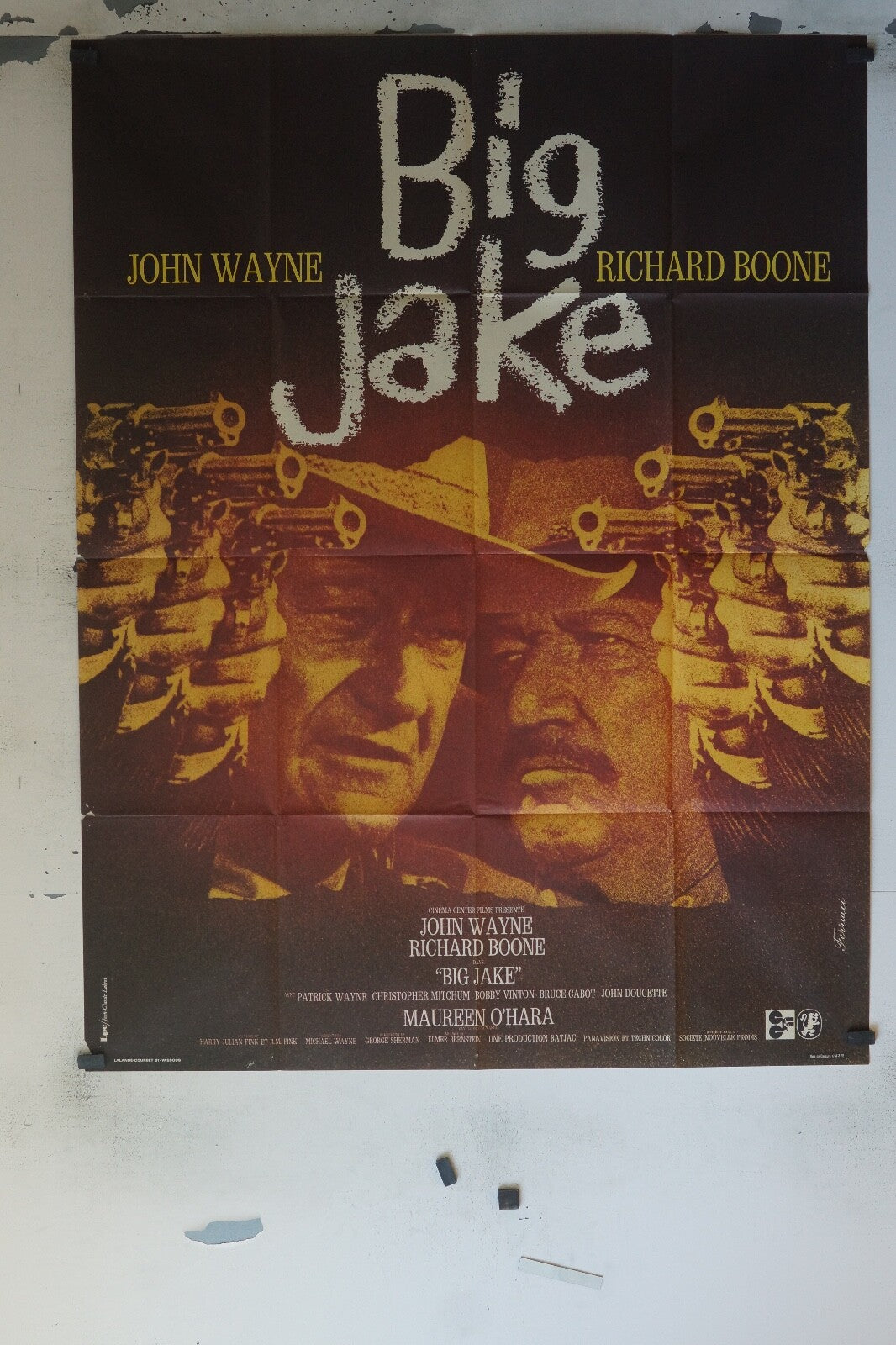 BIG JAKE MOVIE POSTER ORIGINAL 120x160 JOHN WAYNE