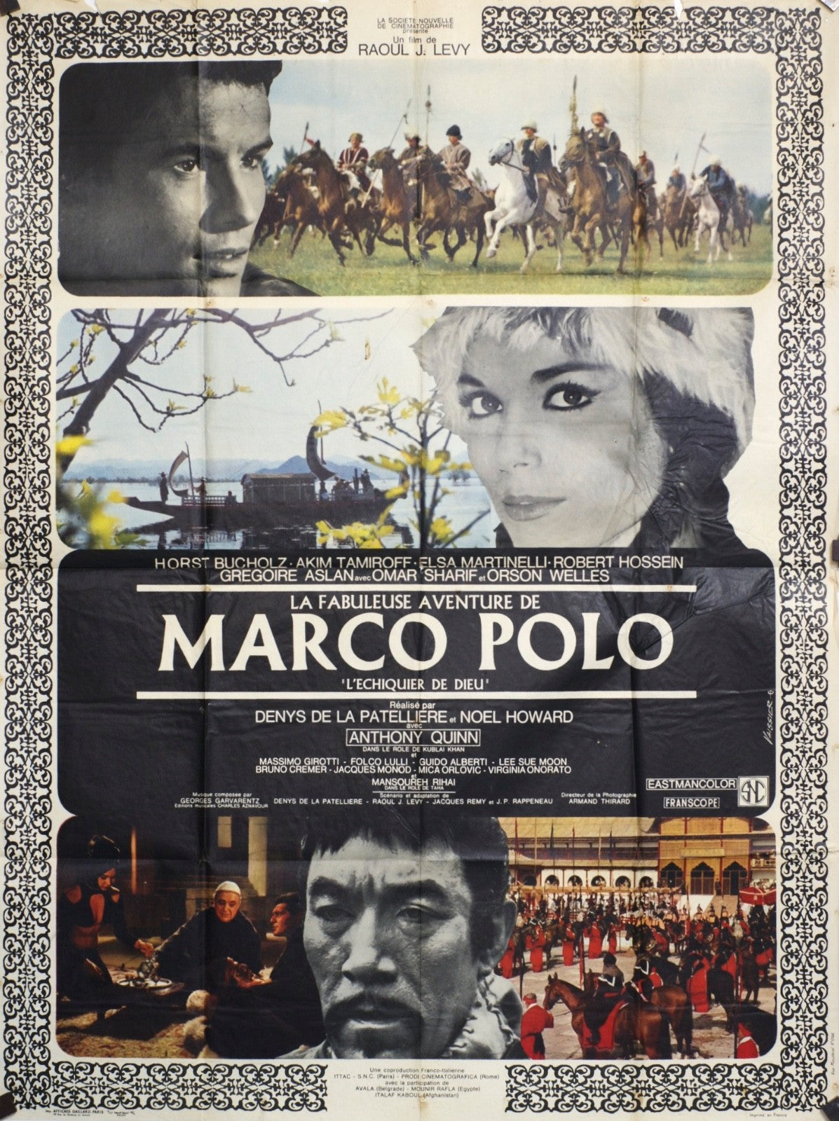 LA FABULEUSE AVENTURE DE MARCO POLO DENYS MOVIE POSTER ORIGINAL 120x160