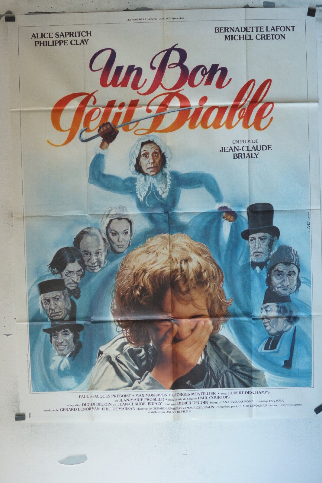 UN BON PETIT DIABLE MOVIE POSTER ORIGINAL 120x160 ALICE SAPRITCH, BERNADETTE