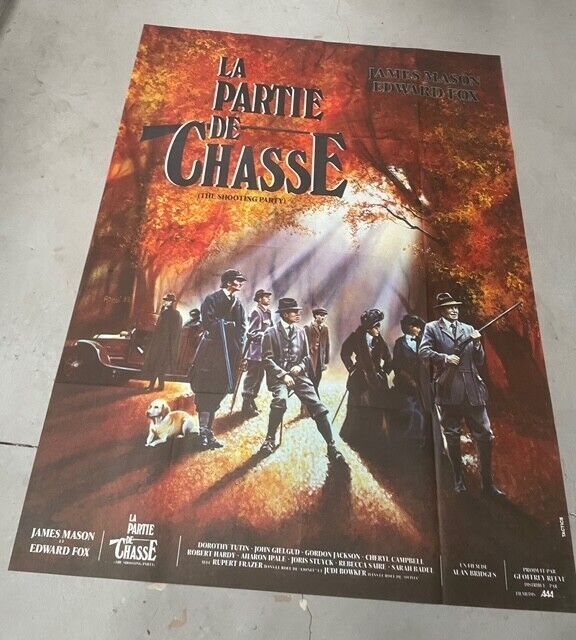 LA PARTIE DE CHASSE, JAMES MASON, MOVIE POSTER ORIGINAL 120x160