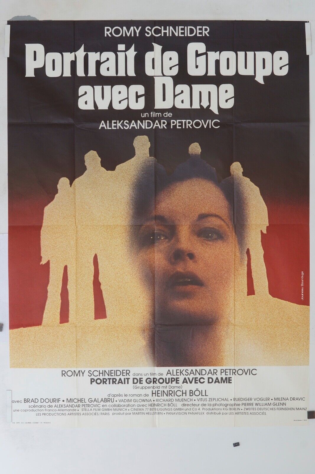 PORTRAIT DE GROUPE AVEC DAME ORIGINAL MOVIE POSTER 120x160 ROMY SCHNEIDER