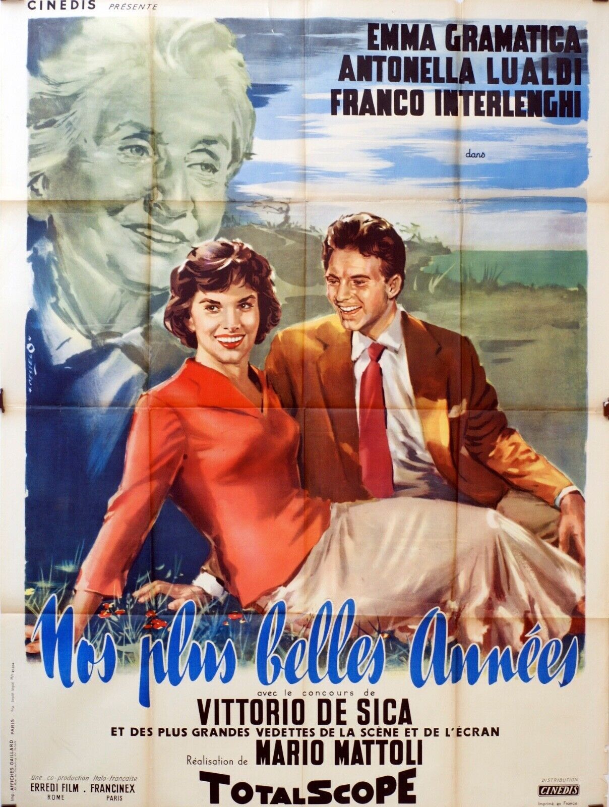NOS PLUS BELLES ANNÉES MOVIE POSTER ORIGINAL 120x160 VITTORIO DE SICA