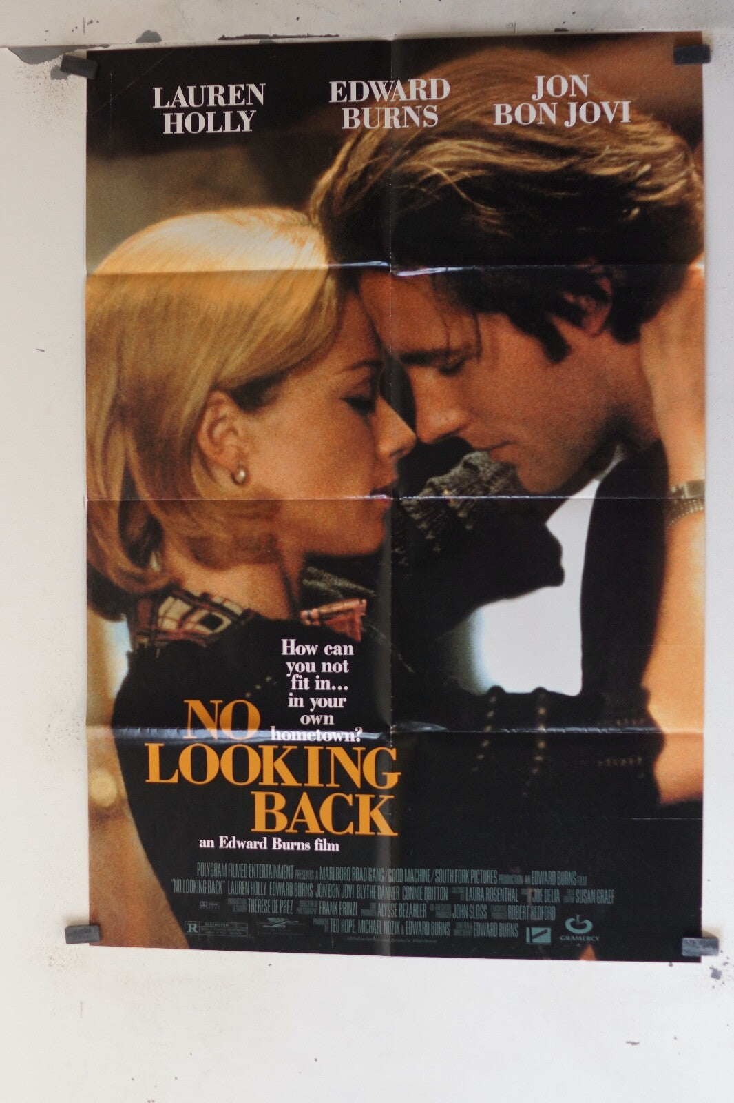 NO LOOKING BACK (70X100) ORIGINAL MOVIE POSTER LAUREN HOLLY – EDWARD BURN