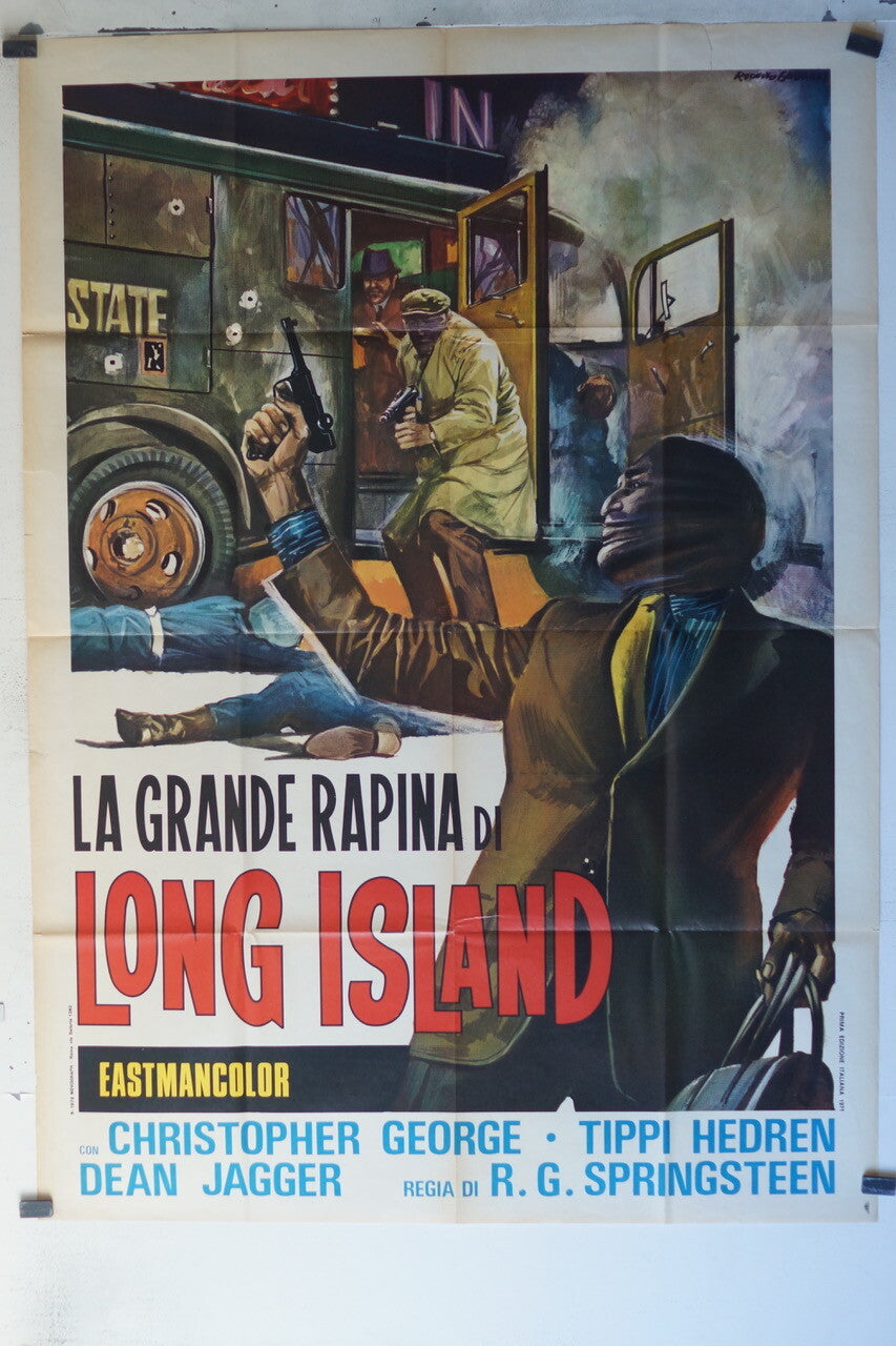 GRANDE RAPINA DI LONG ISLAND (LA) MOVIE POSTER ORIGINAL 120x160 Tippi Hedren