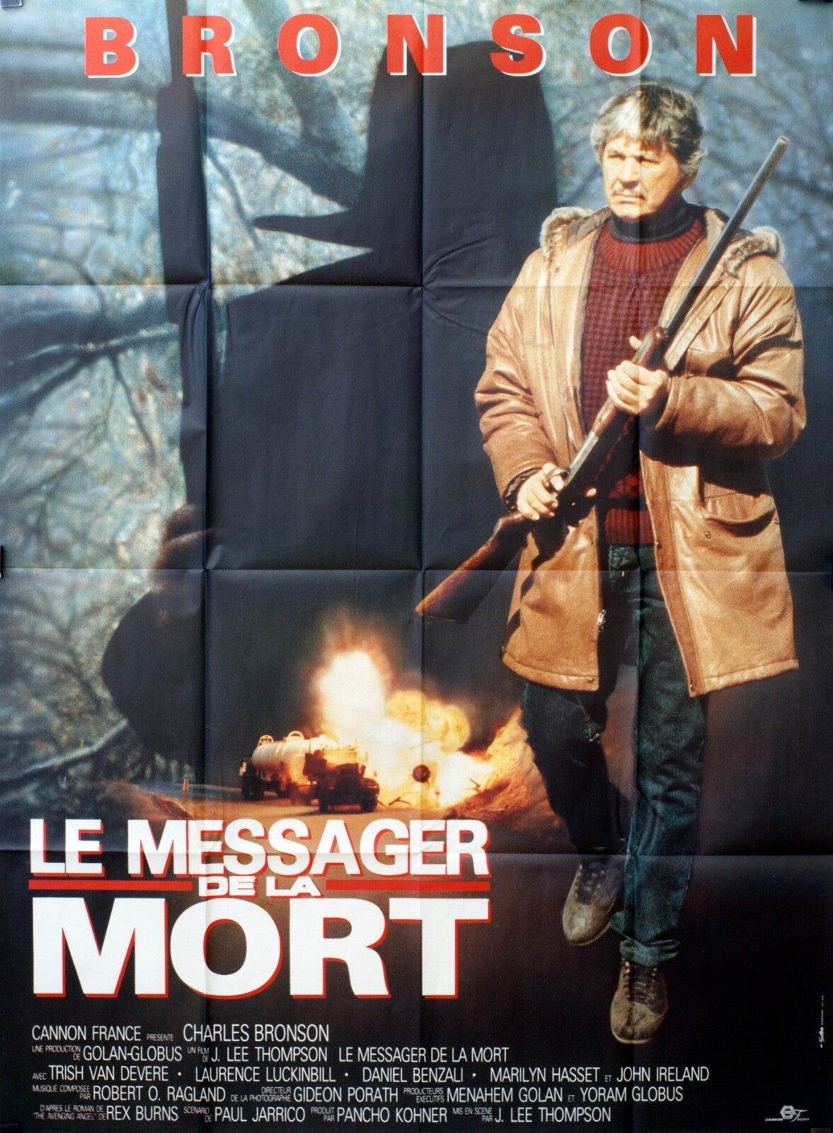 LE MESSAGER DE LA MORT, BRONSON, MOVIE POSTER ORIGINAL 120x160 BRONSON