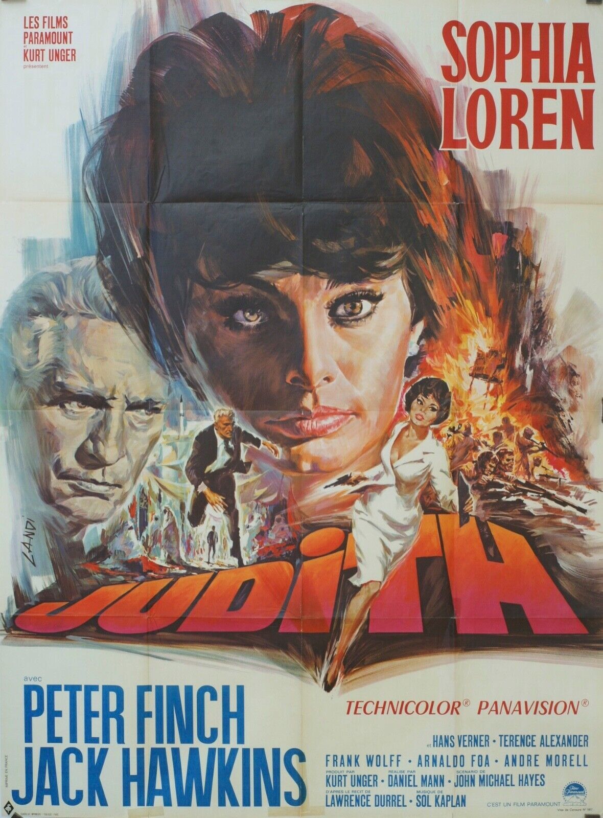 JUDITH MOVIE POSTER ORIGINAL 120x160