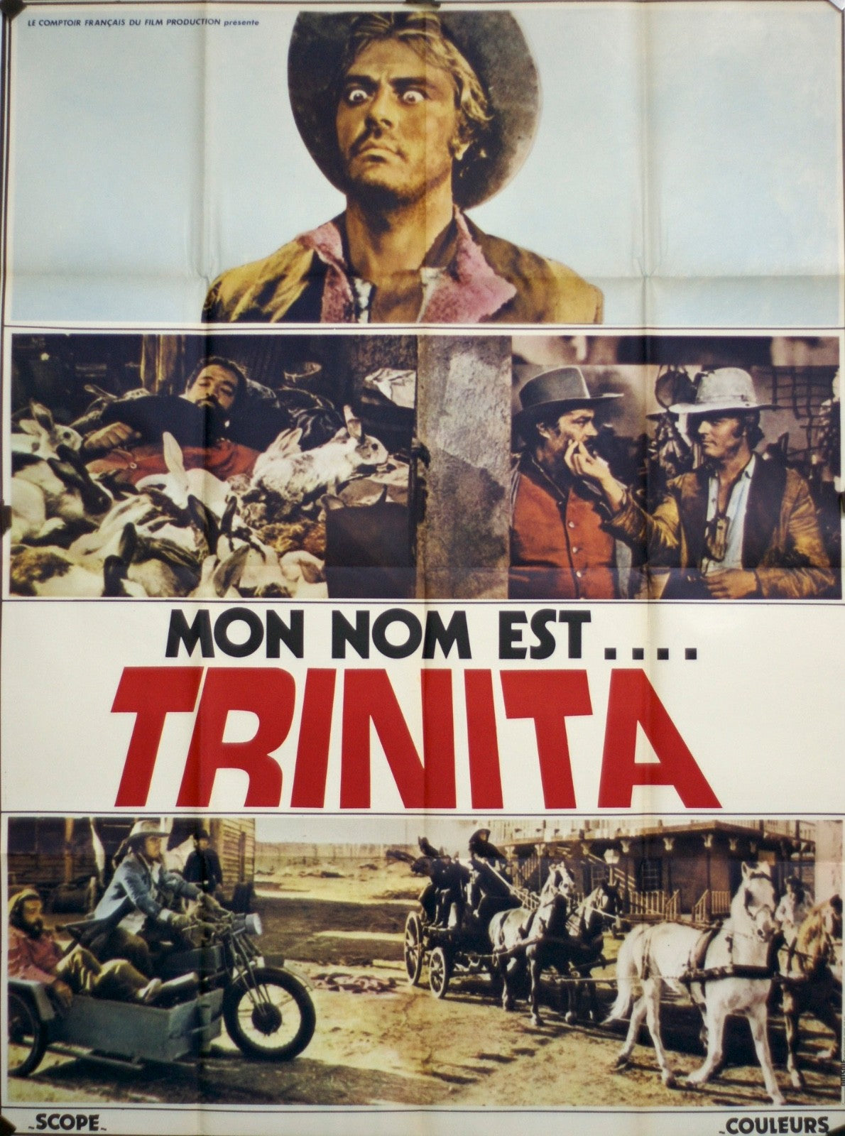 MON NOM EST TRINITA movie poster ORIGINAL 120x160