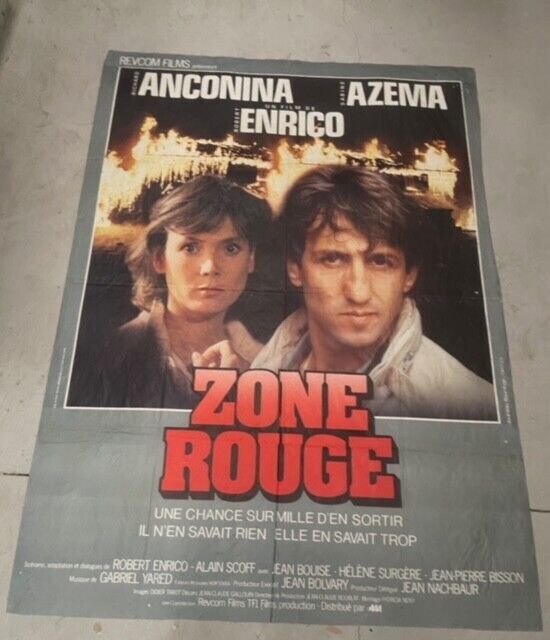 ZONE ROUGE, ANCONIA, MOVIE POSTER ORIGINAL 120x160