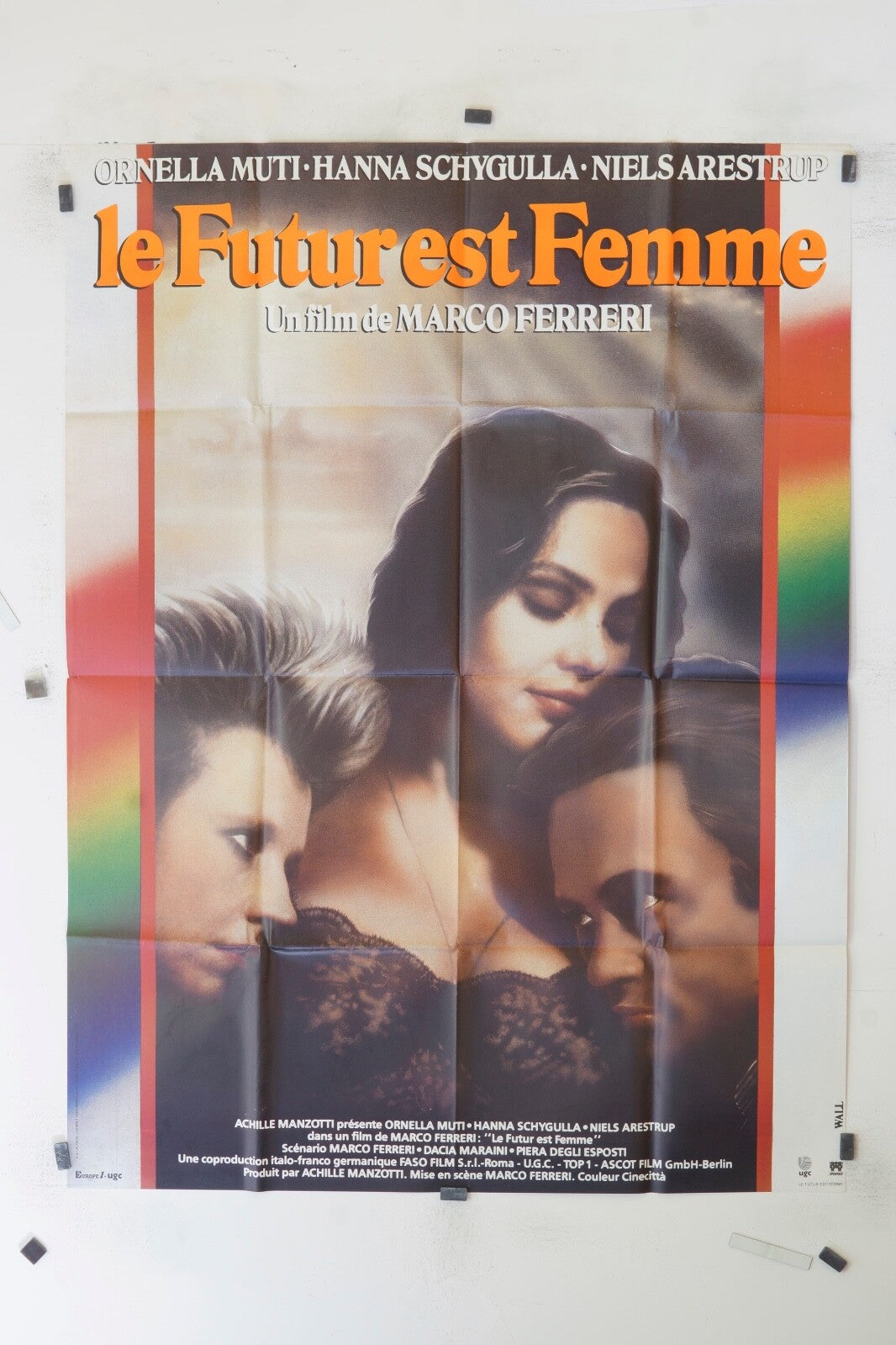 LE FUTUR EST FEMME ORNELLA MUTTI 120x160 ORIGINAL MOVIE POSTER