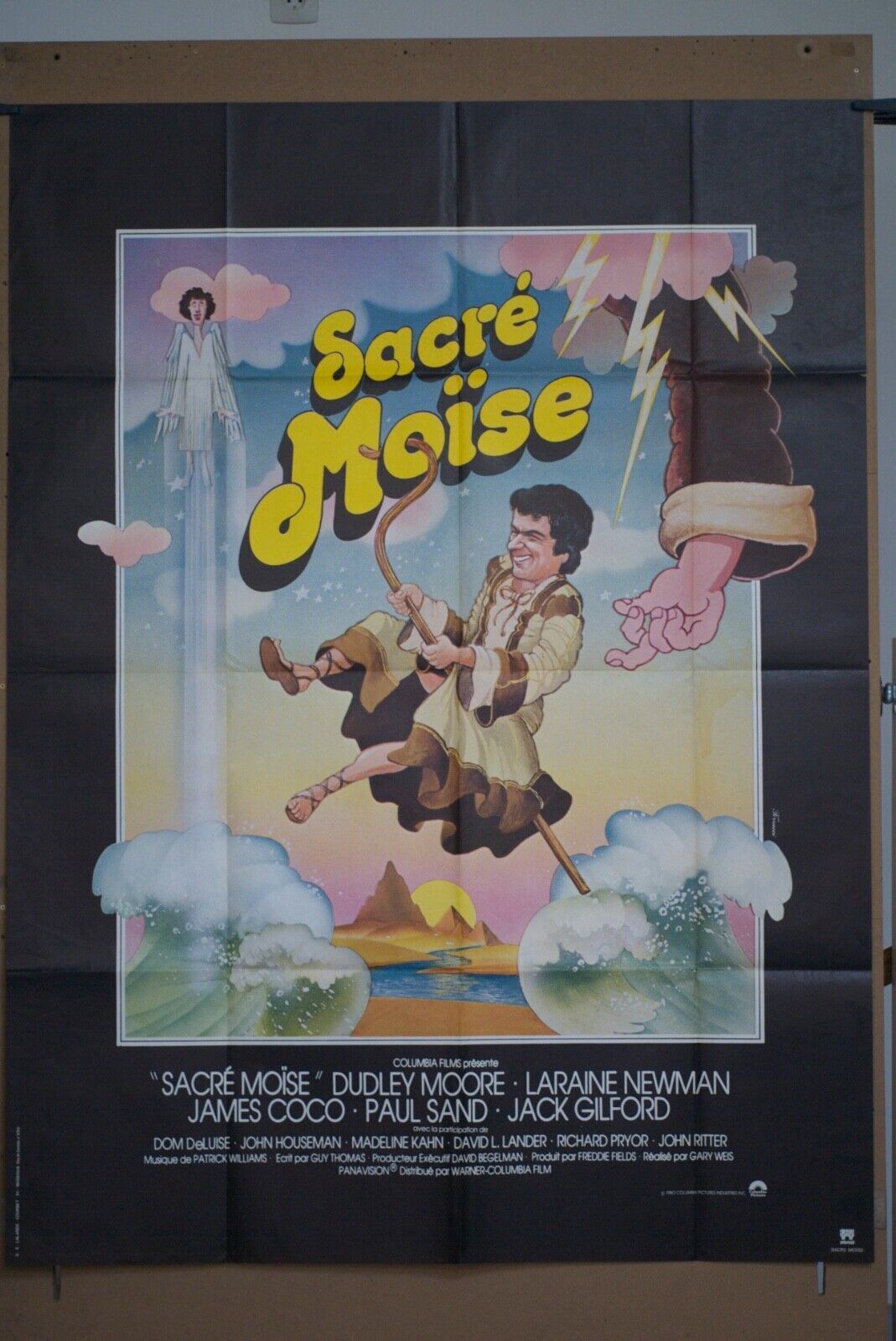 SACRÉ MOÏSE MOVIE POSTER ORIGINAL 120x160 DUDLEY MOORE