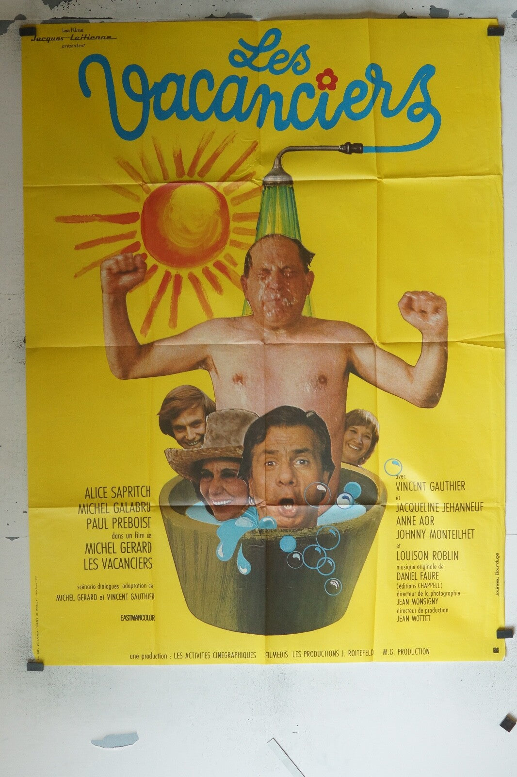 LES VACANCIERS ORIGINAL 120x160 VINCENT GAUTHIER
