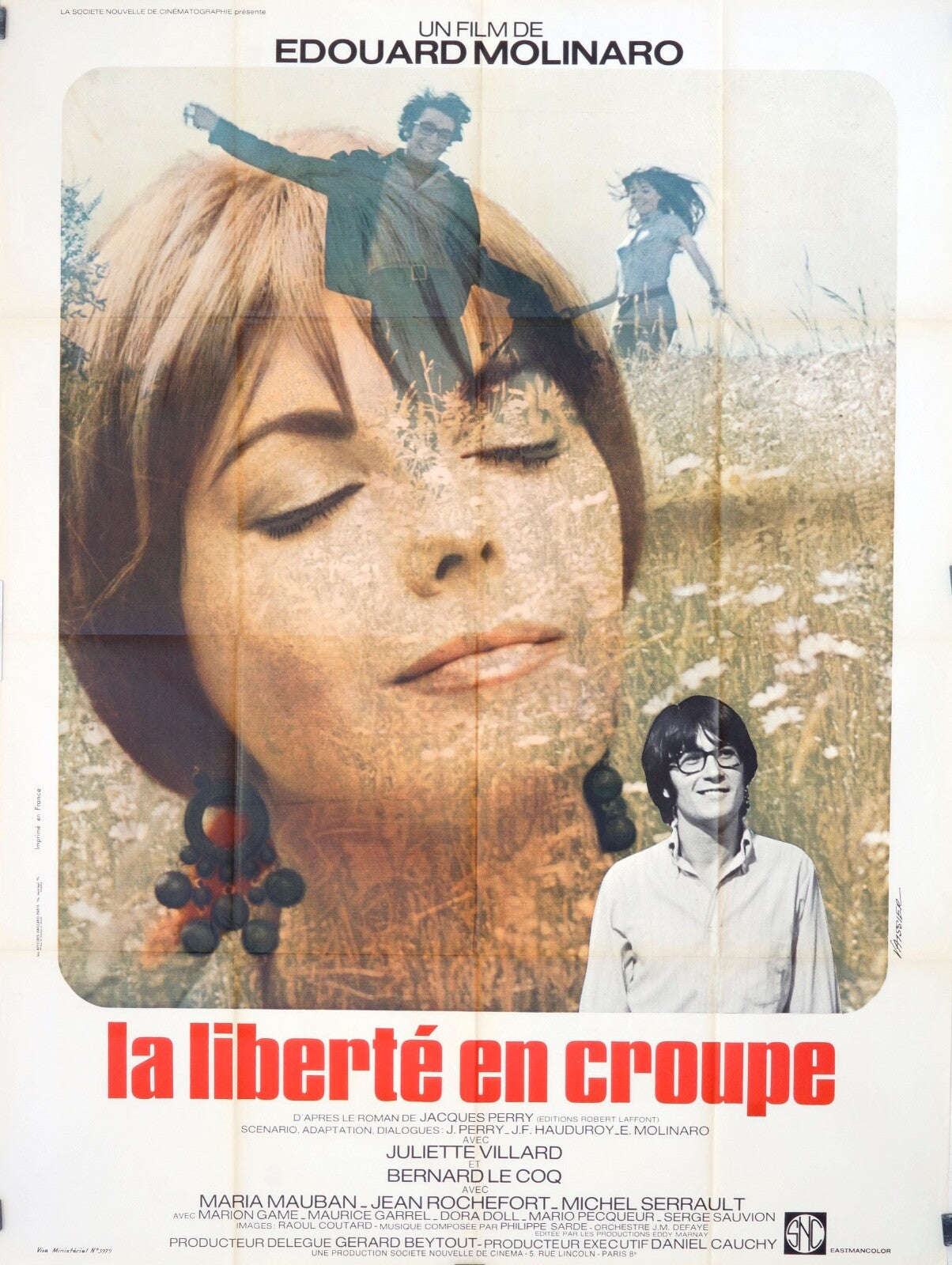 LA LIBERTÉ EN CROUPE MOVIE POSTER ORIGINAL 120x160 JULIETTE VILLARD