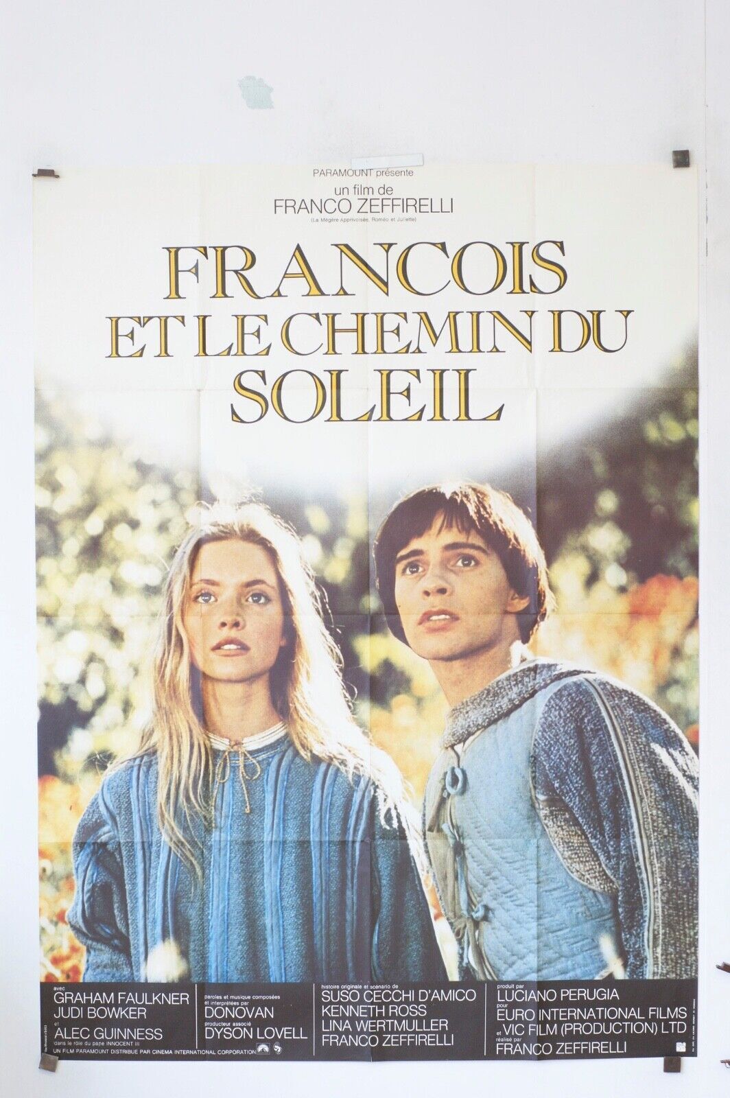 FRANCOIS ET LE CHEMIN DU SOLEIL MOVIE POSTER ORIGINAL 120x160 GRAHAM FAULKNER