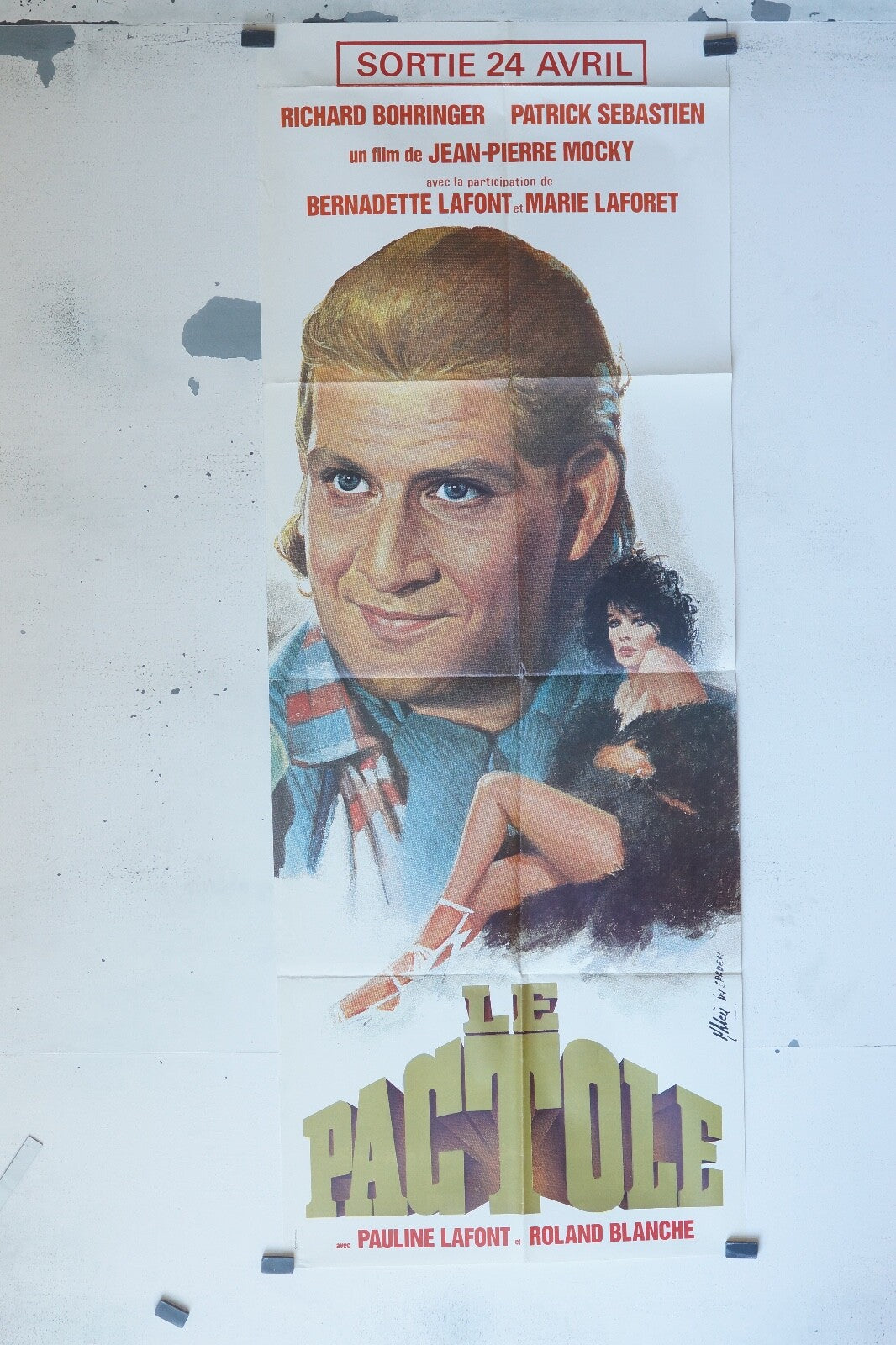 LE PACTOLE MOVIE POSTER ORIGINAL 60x160 RICHARD BOHRINGER